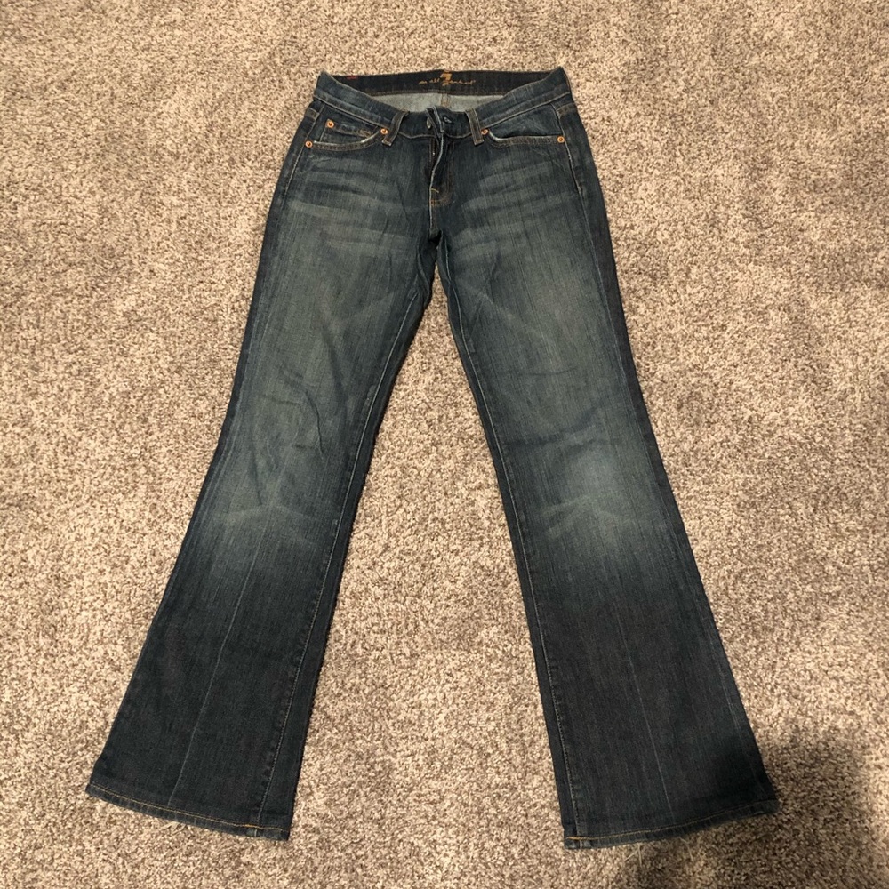 NWOT SEVEN FOR ALL MANKIND SIZE 26 jeans DARK WASH